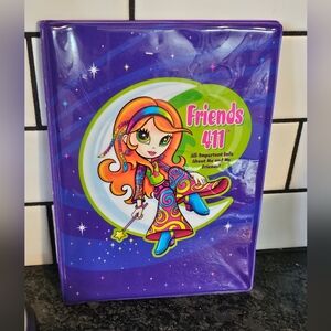 Lisa Frank Witch On Moon 411 Girly Y2k 90s Vtg Notebook Cover Htf Flaws No Book